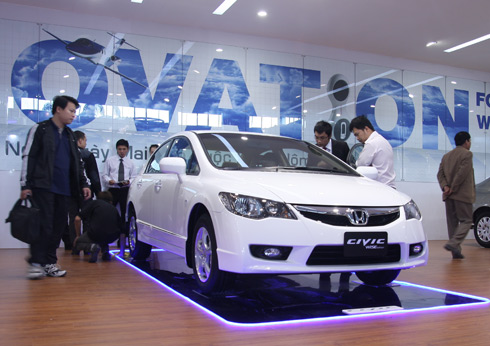 Civic Wise tại triển lãm Việt Nam Motorshow 2010.