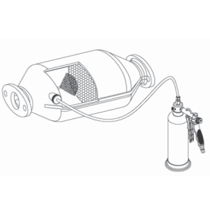 JTC-4255 THREE-WAY CATALYTIC CONVERTER CARBON CLEAN KIT 2