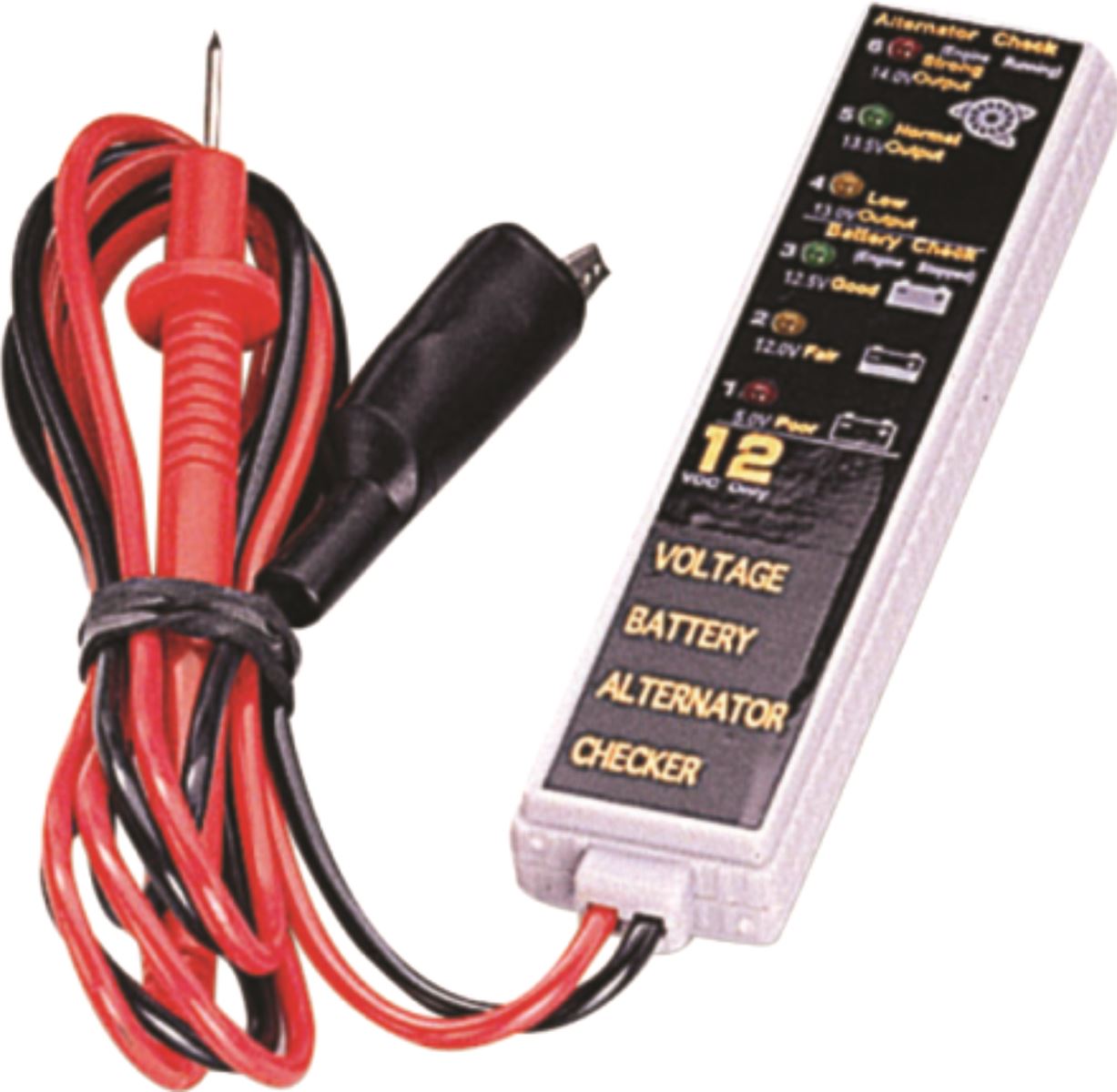 JTCJ027 CAR BATTERY & ALTERNATOR CHECKER