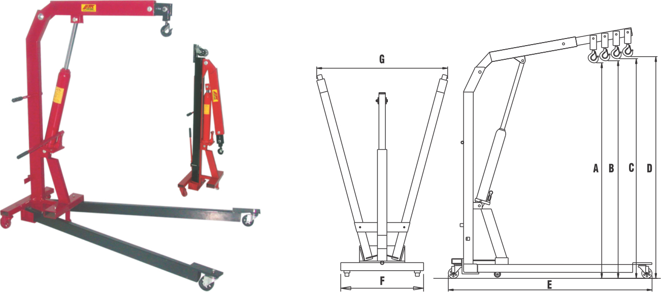 Cẩu động cơ JTC-EC1009