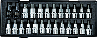 BỘ KHẨU TRẮNG 1/2"DR. 25 PCS